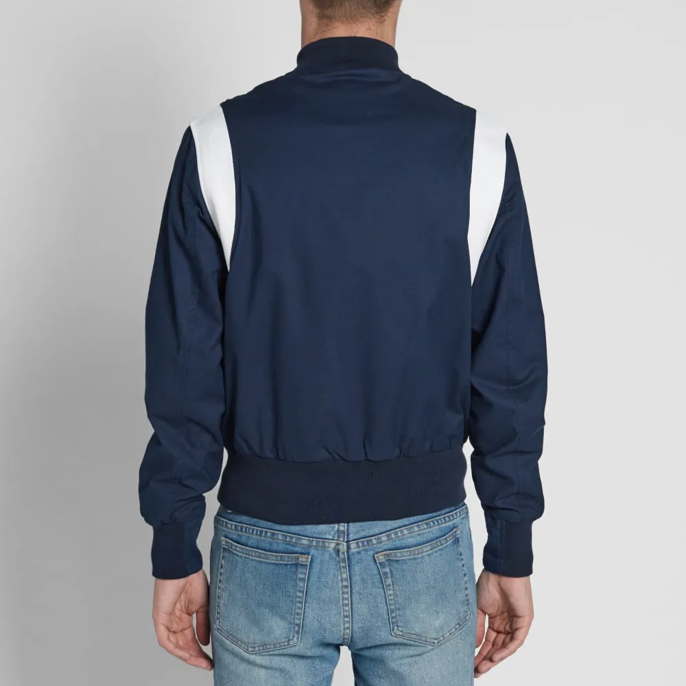 Golden Bear Sportswear Jackson Varsity JacketIndigo & White