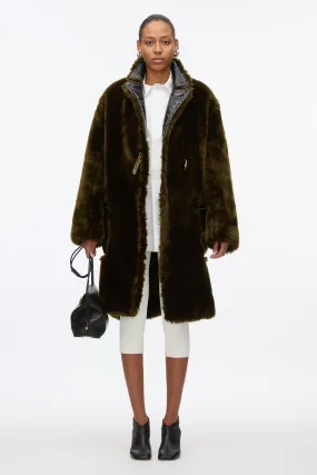 Heritage Faux Fur Coat