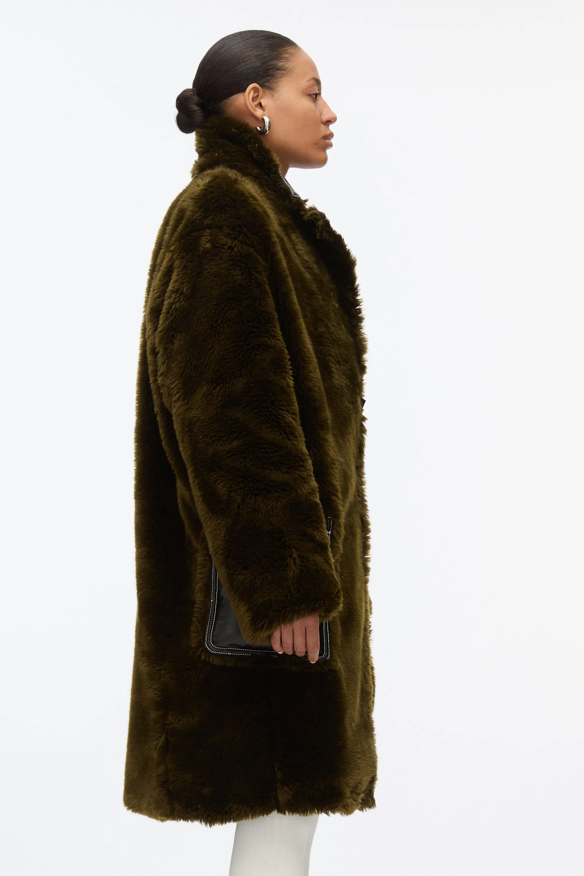 Heritage Faux Fur Coat