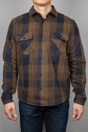 Indigofera Norris - Buffalo Check Brown Black