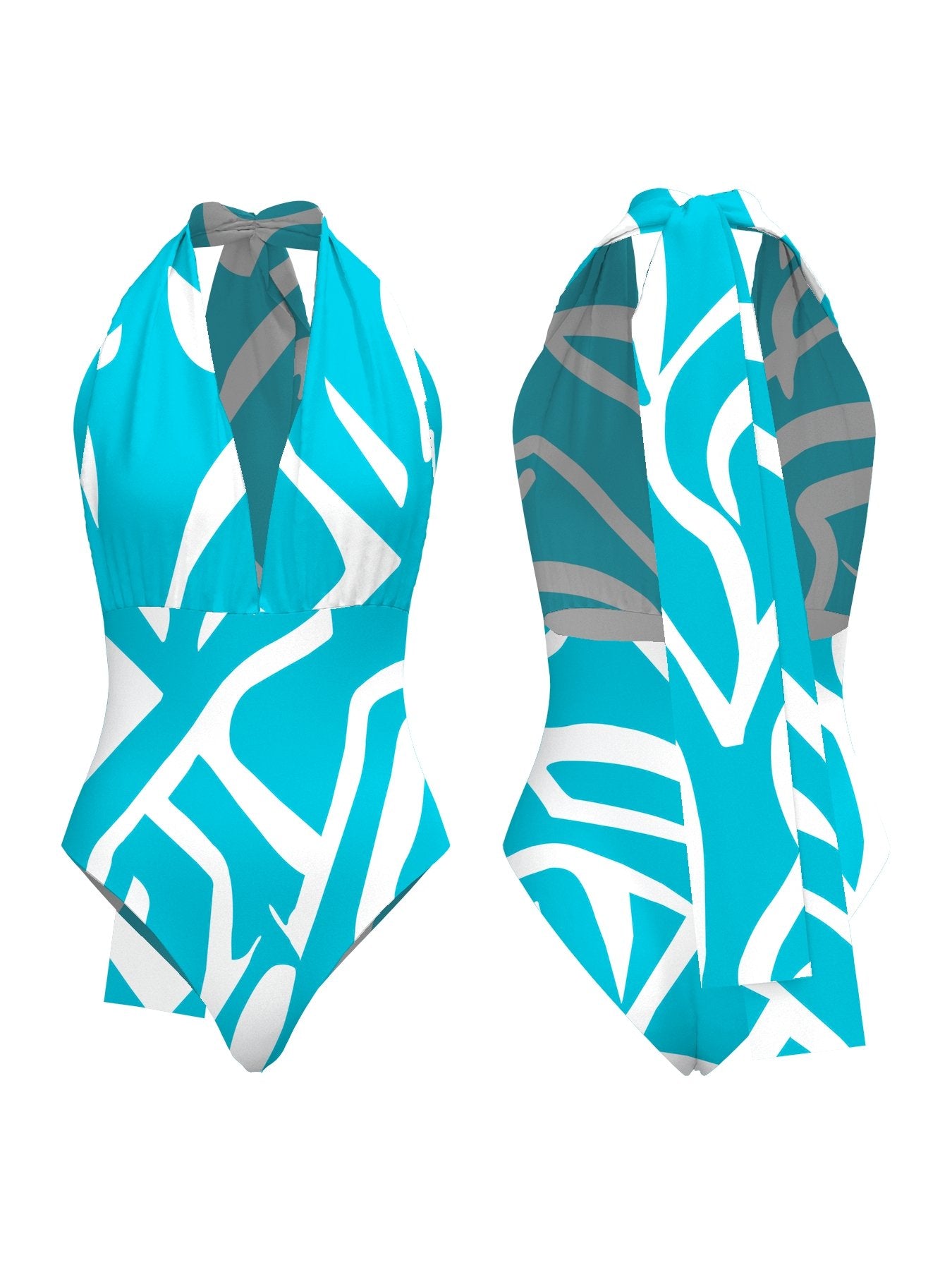 Infinity Swimsuit - Swirl Blu