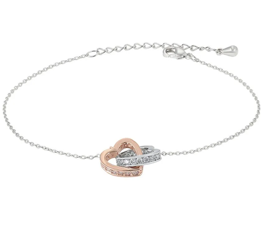 Interlocking Hearts Bracelet