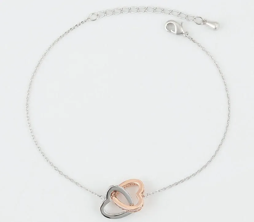 Interlocking Hearts Bracelet