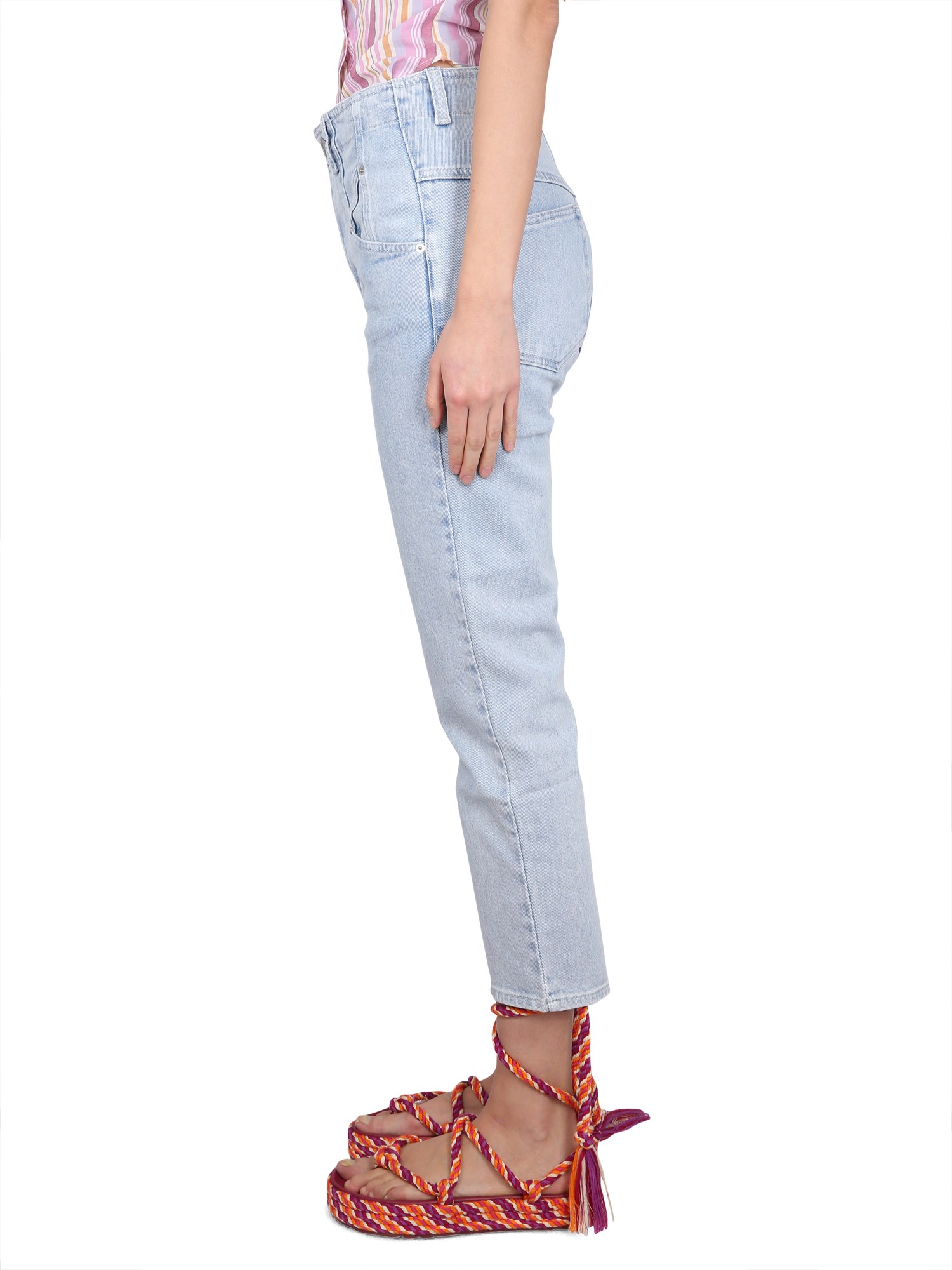 ISABEL MARANT    NILIANE COTTON DENIM JEANS