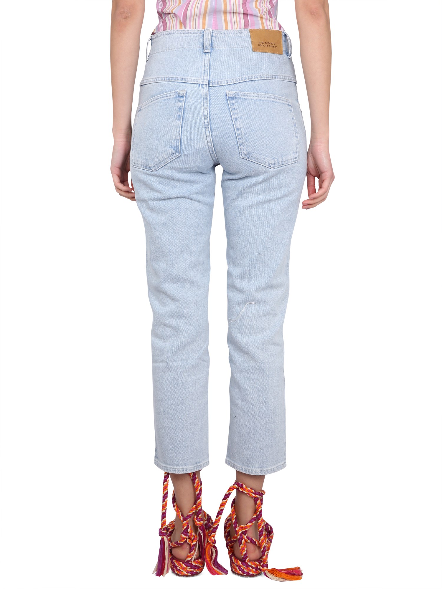 ISABEL MARANT    NILIANE COTTON DENIM JEANS