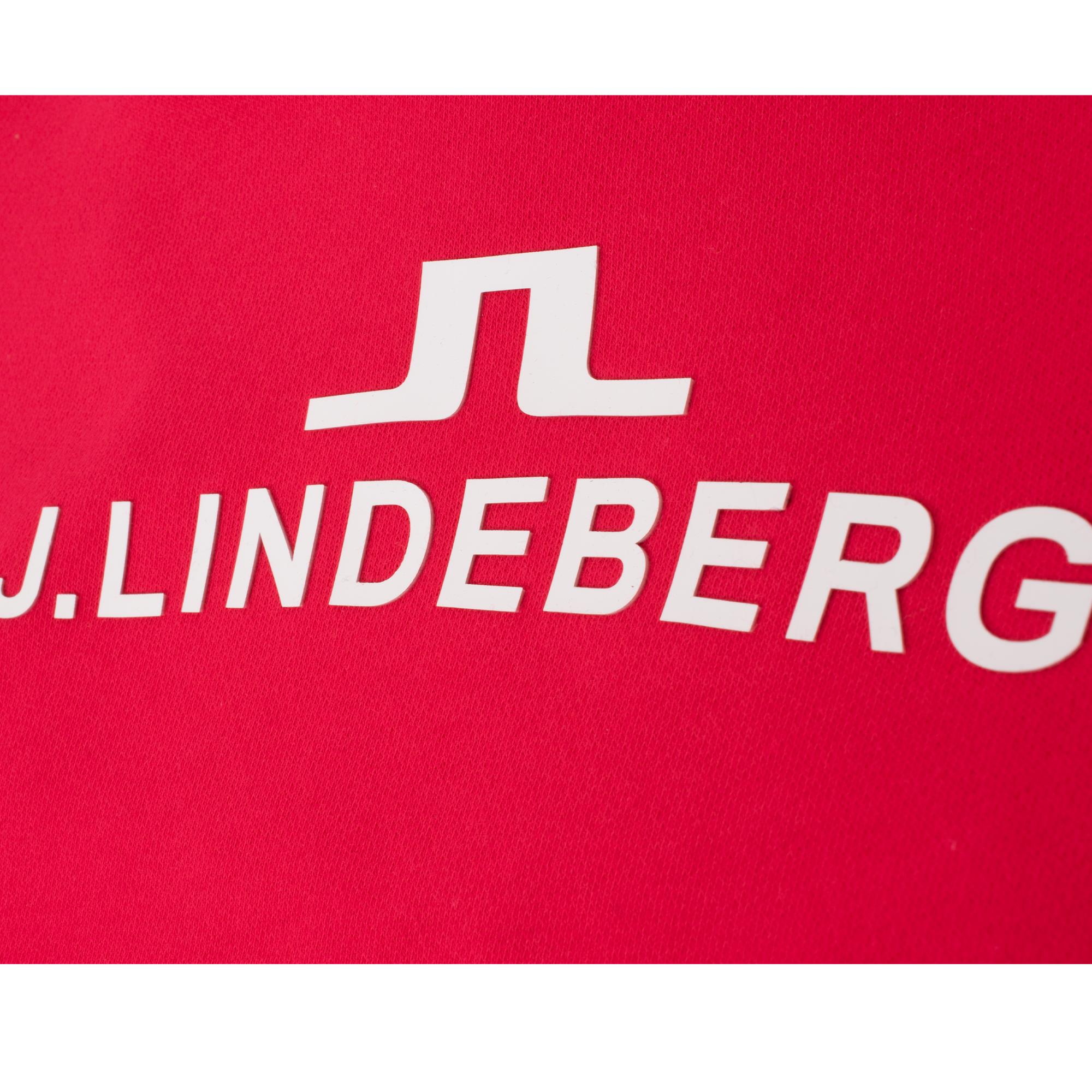 J Lindeberg W Alpha Ladies Hoodie Rose Red