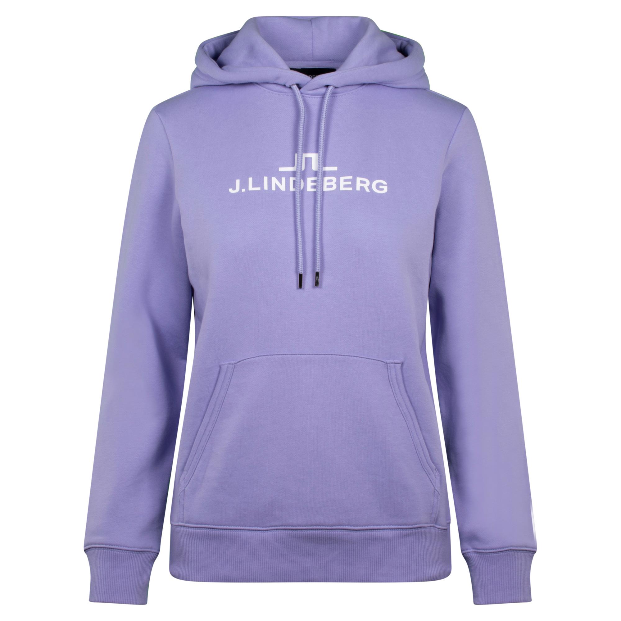 J Lindeberg W Alpha Ladies Hoodie Sweet Lavender