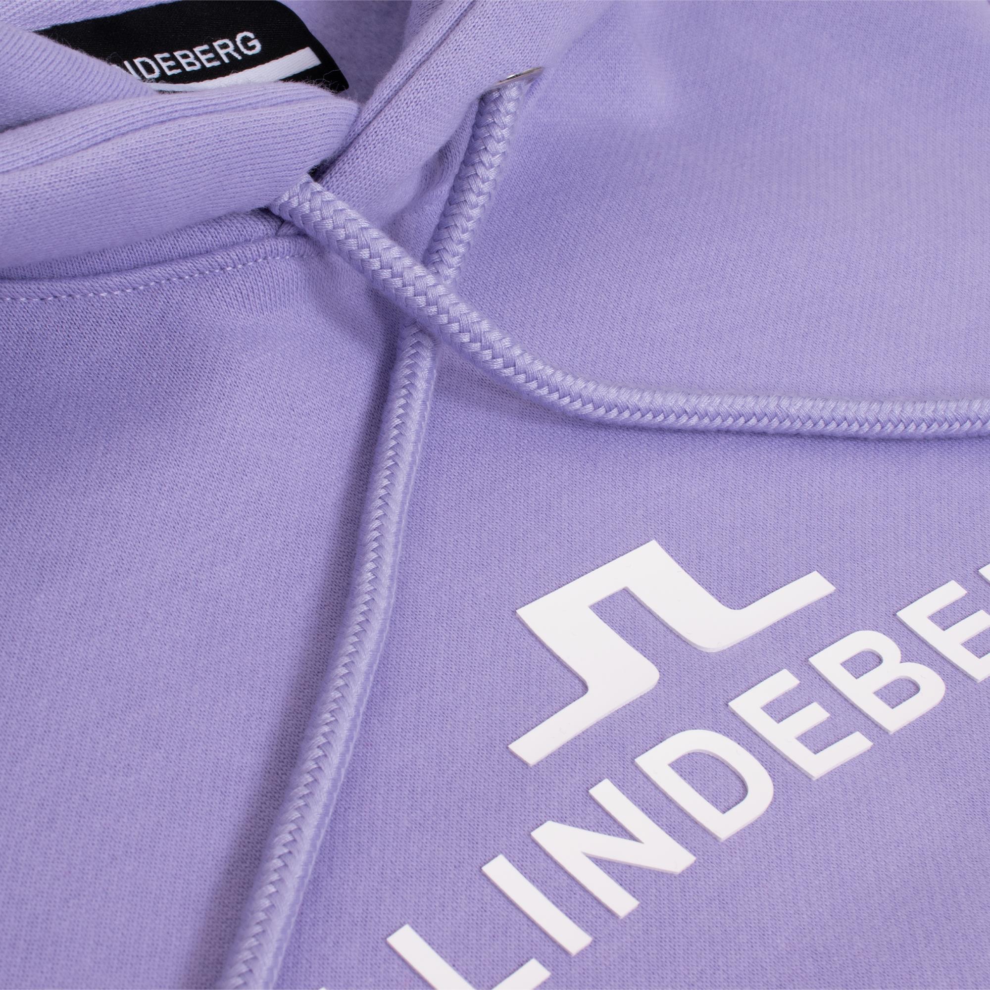 J Lindeberg W Alpha Ladies Hoodie Sweet Lavender