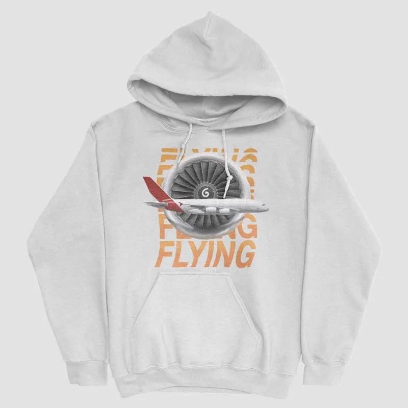 Jet Engine Side Plane - Pullover Hoody