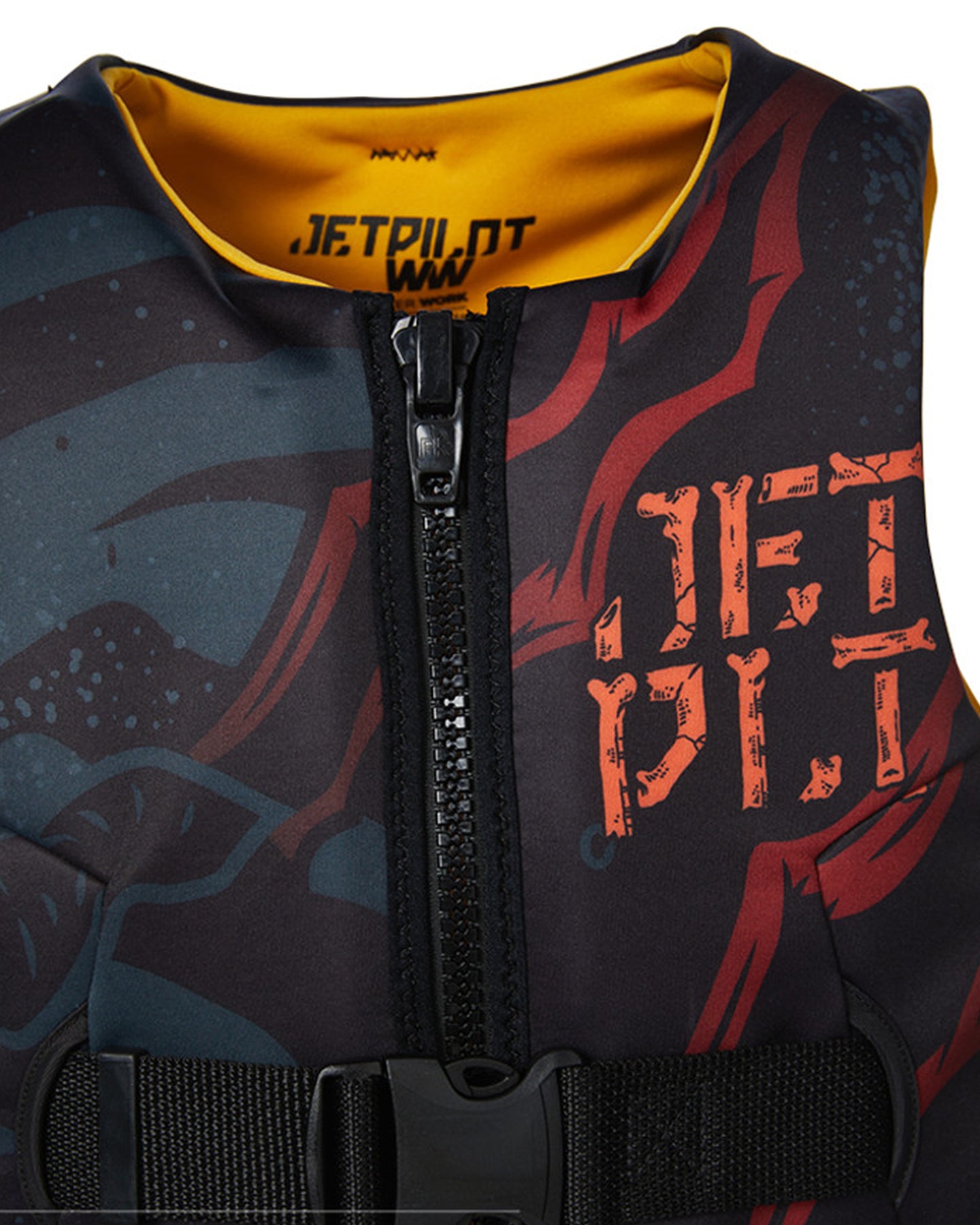 Jetpilot Boys Rex Youth Cause Neo Vest - Black - 2024