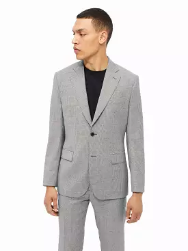 J.Lindeberg Mens Donnie Fancy Wool Blazer - BLACK