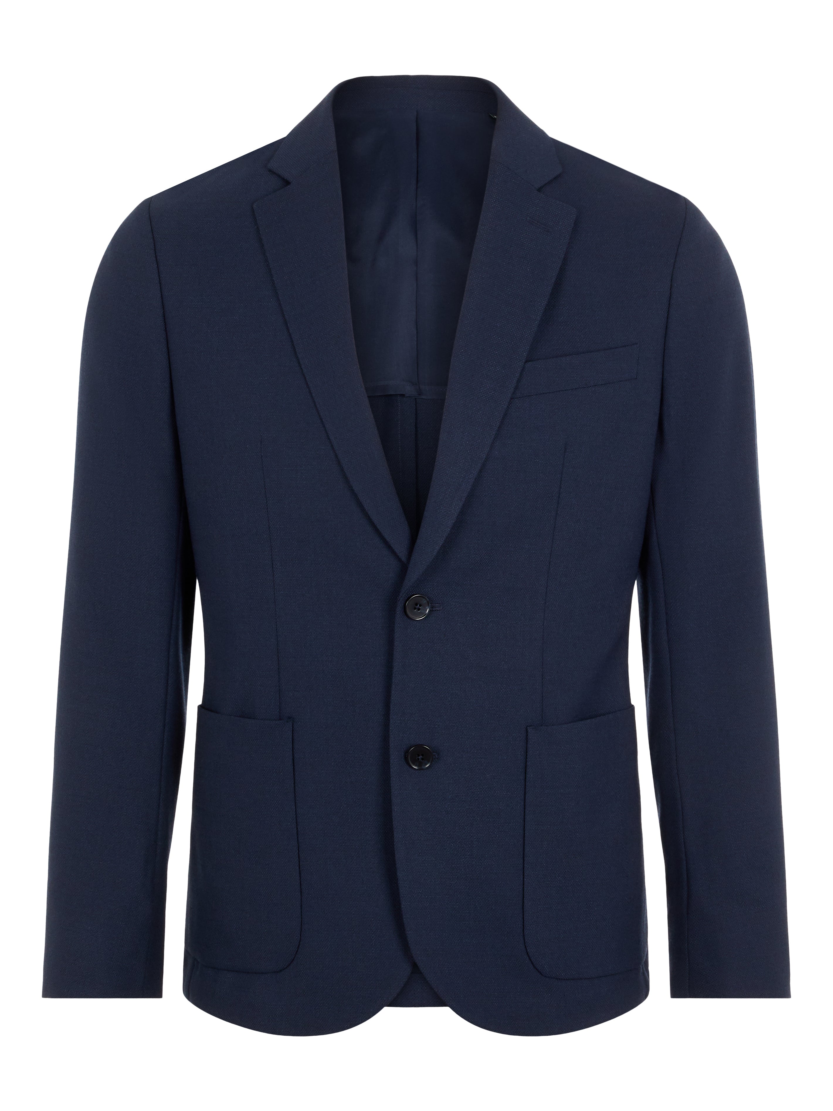 J.Lindeberg Mens Hopper PP UNC Tech Travel Blazer - JL NAVY