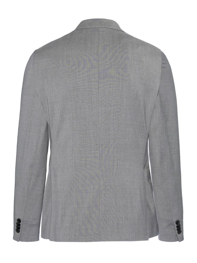 J.Lindeberg Mens Hopper Soft Comfort Wool Blazer - LIGHT GREY MELANGE