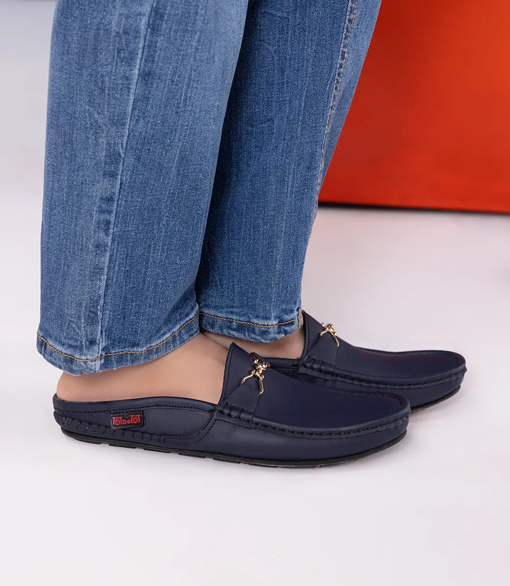 KB0065-BLUE-Boys Casual Slip On