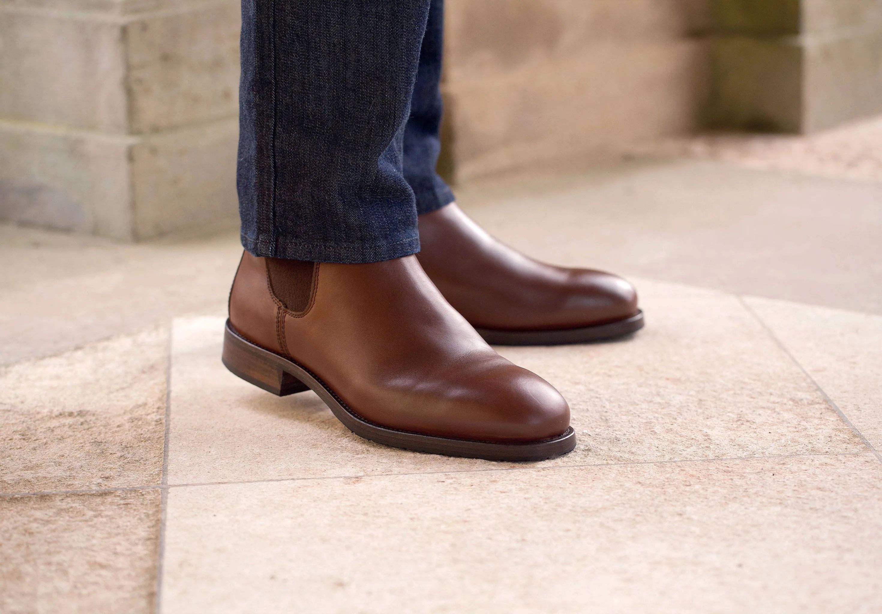 Kerry Leather Soled Boot - Chestnut