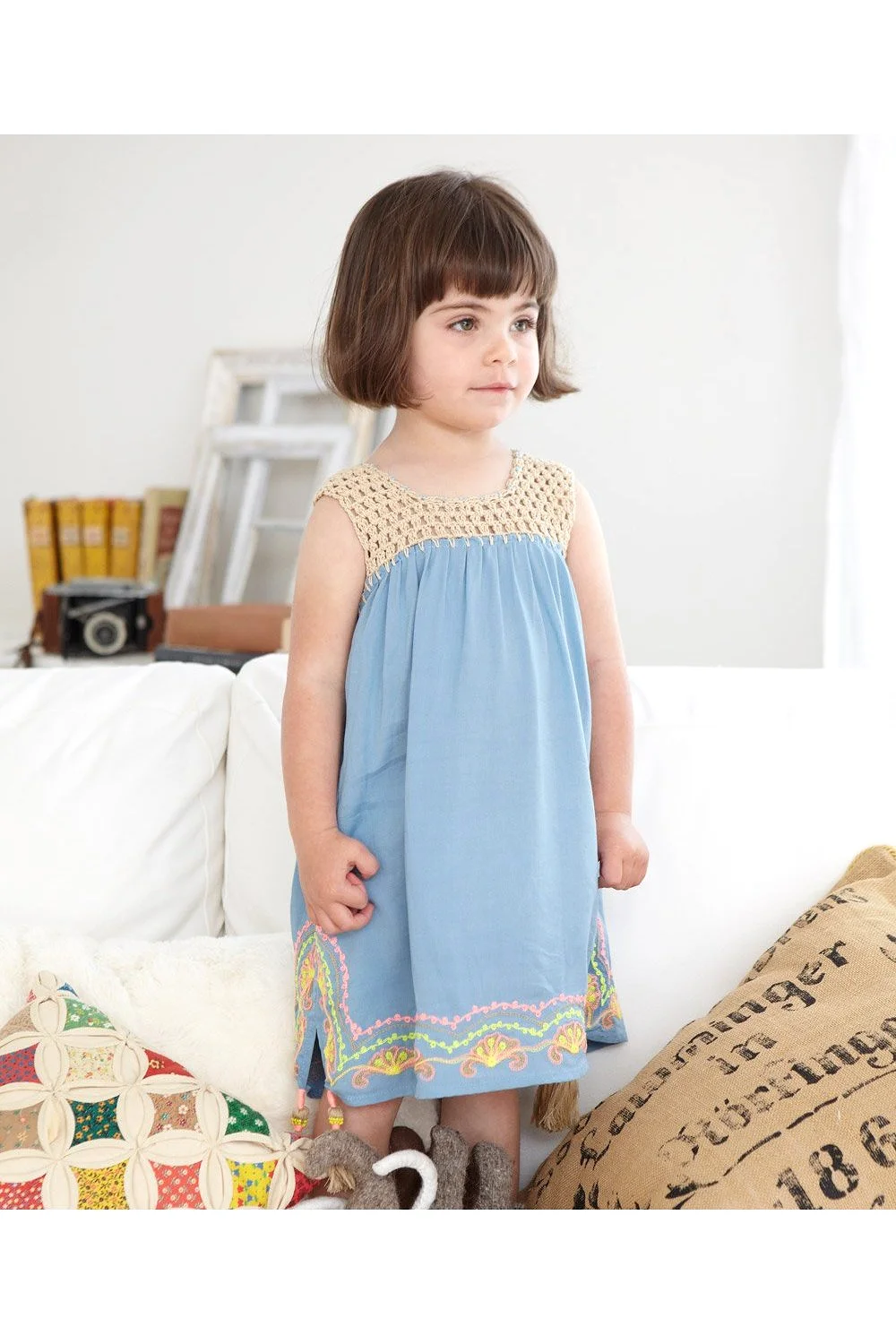 Kids Summer Breeze Crochet Dress