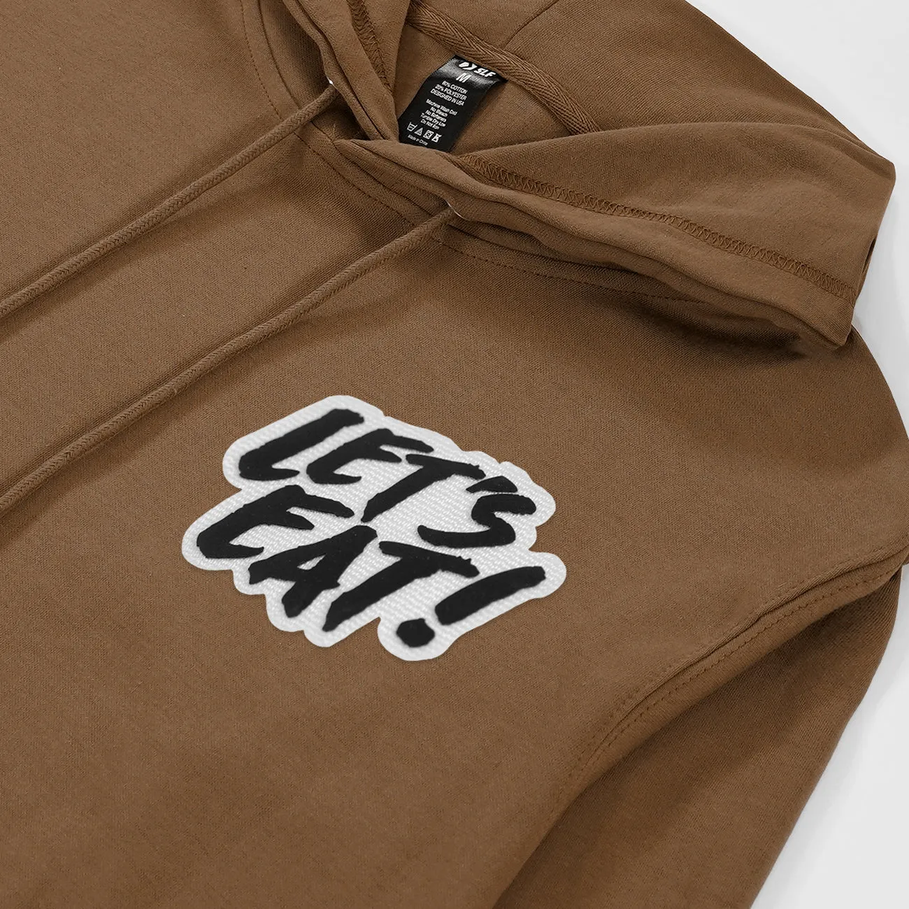 Let's Eat Patch Hoodie