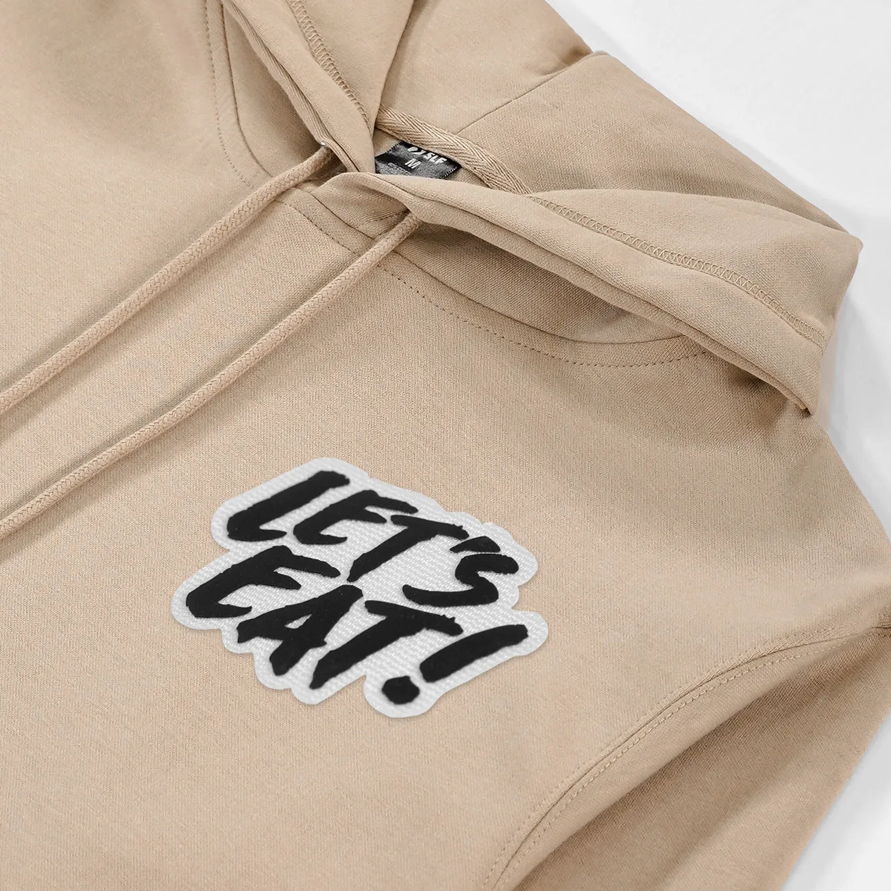 Let's Eat Patch Hoodie