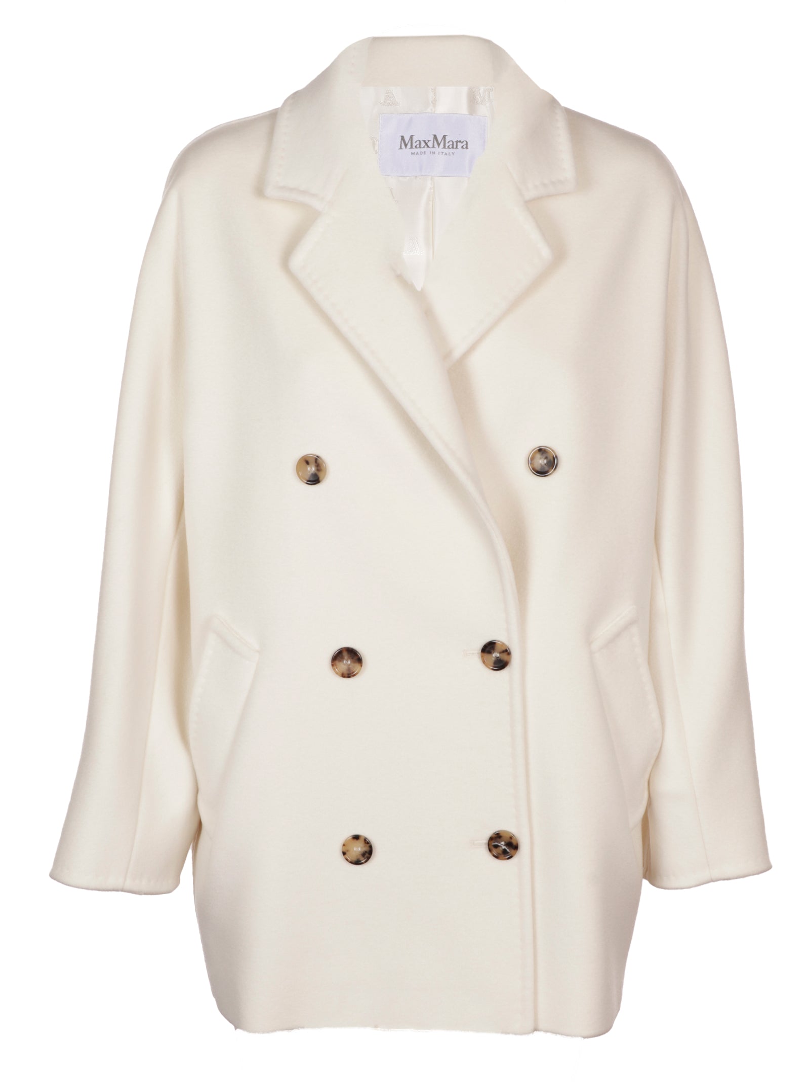 Max Mara Double-Breasted Long-Sleeved Coat