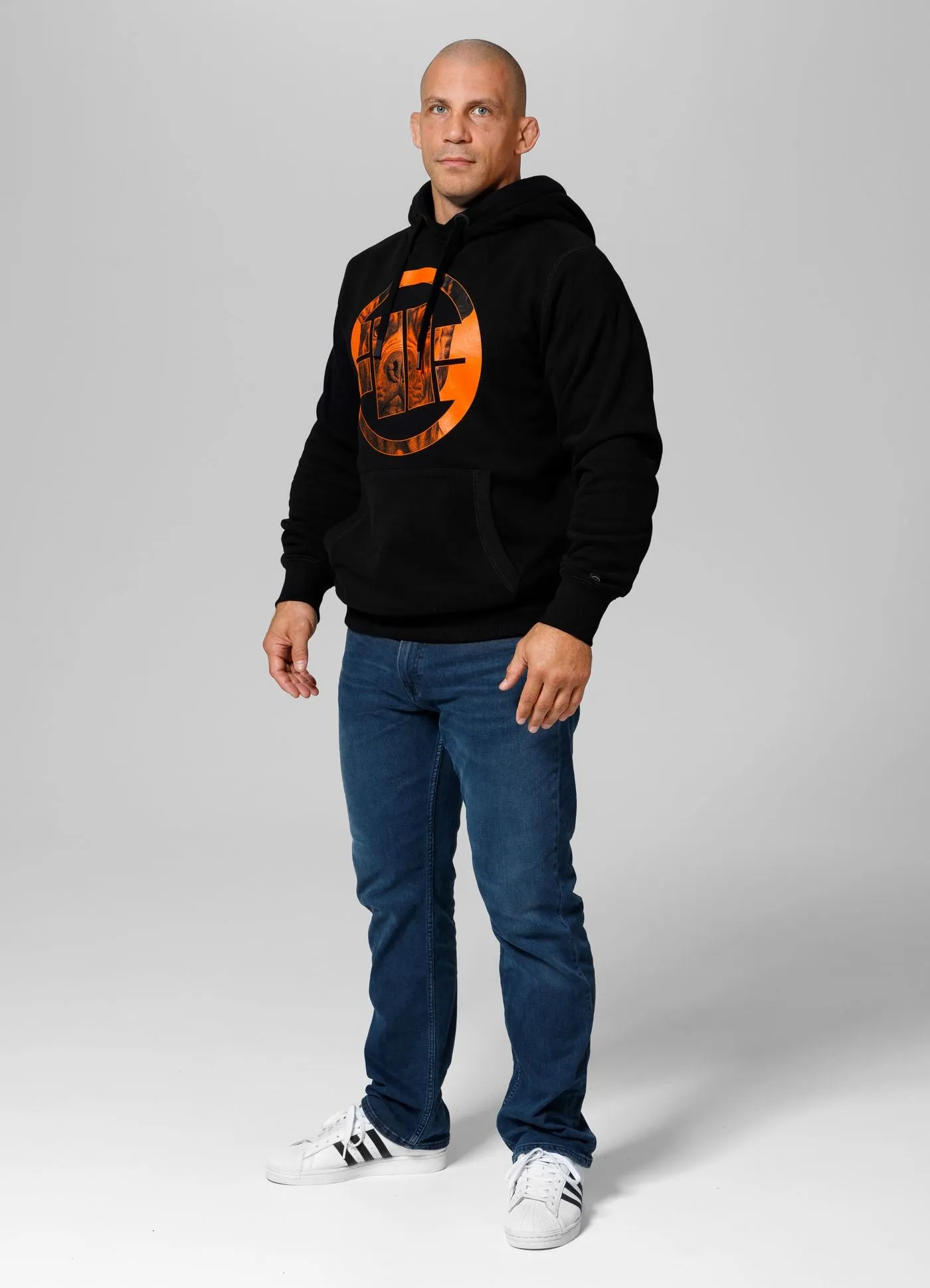 Men's Hoodie Orange Dog 24