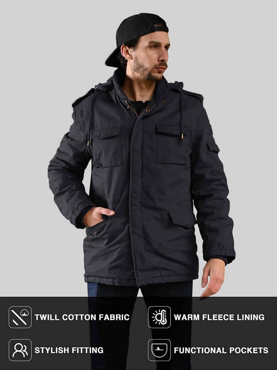 Men's Winter Military Jacket Thicken Parka Warm Coat