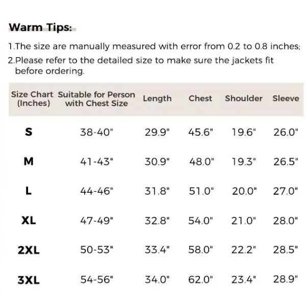 Men's Winter Thicken Cotton Parka Jacket Warm Coat