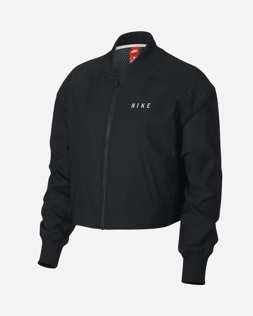 Mesh Bomber Jacket Black