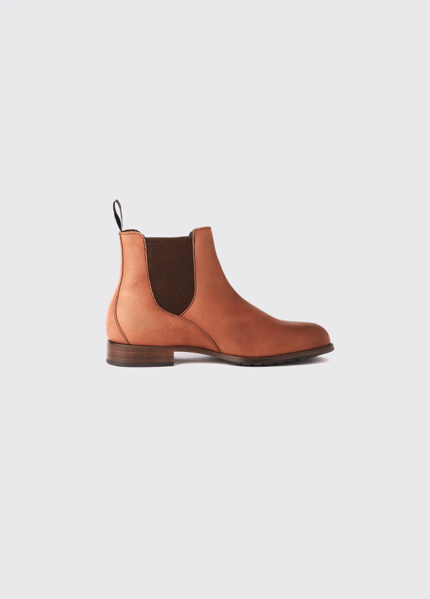 Monaghan Ladies Leather Soled Boot - Chestnut