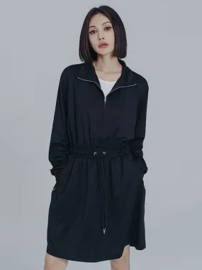 Mooni Drawstring Sweatshirt Dress