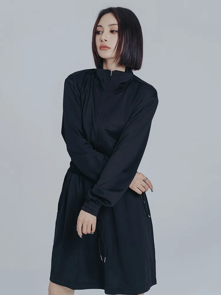 Mooni Drawstring Sweatshirt Dress