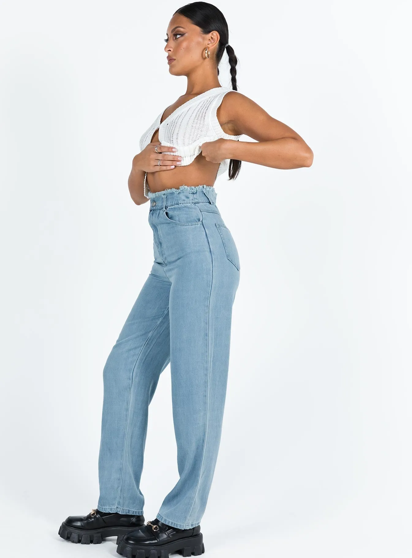 Nathalia Jeans Mid Wash Denim