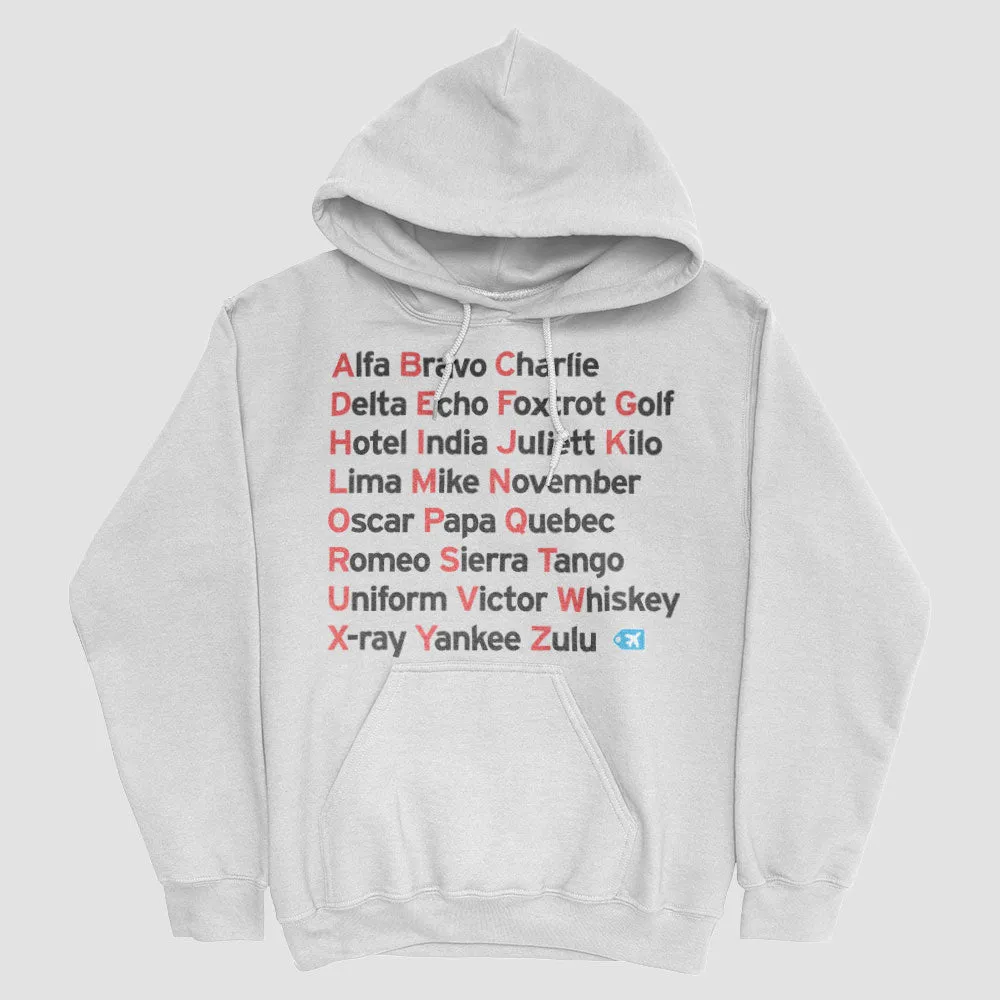 NATO Phonetic Alphabet - Pullover Hoody