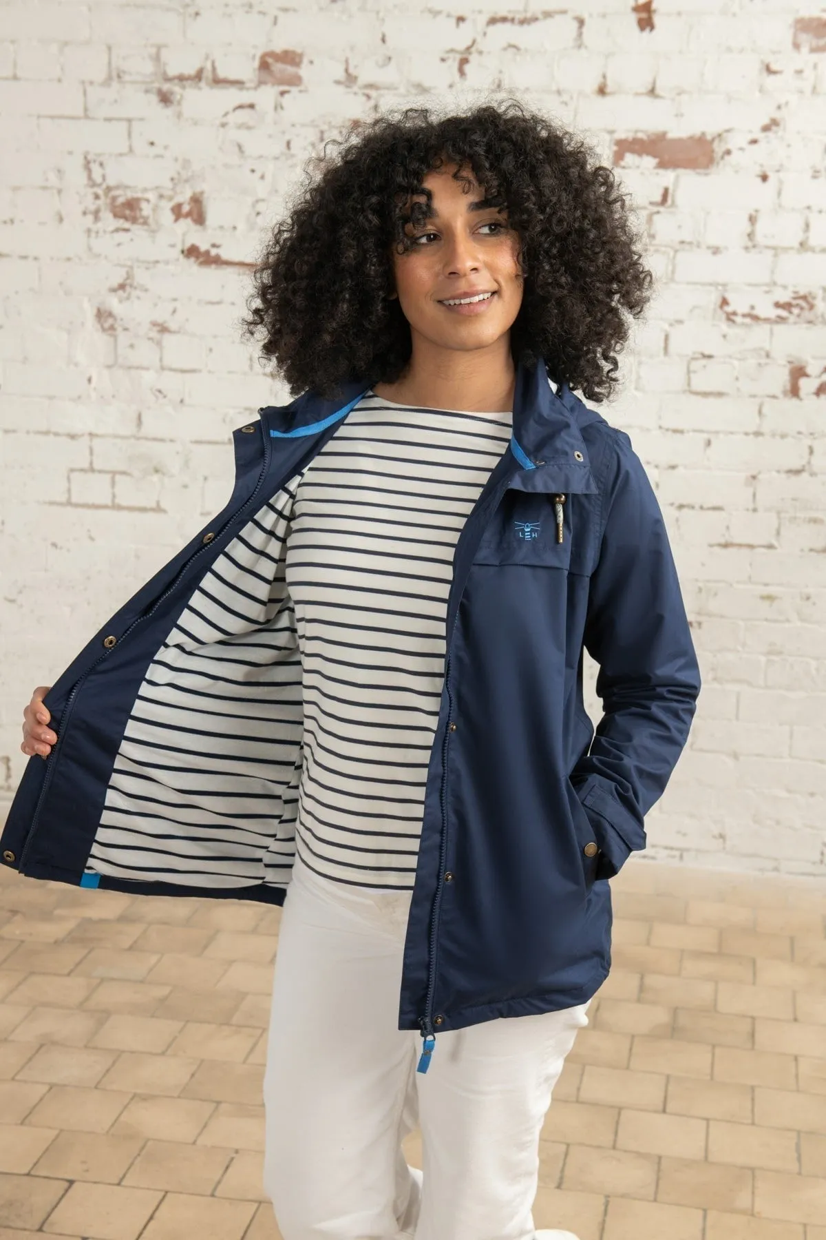 Navy Beachcomber Coat