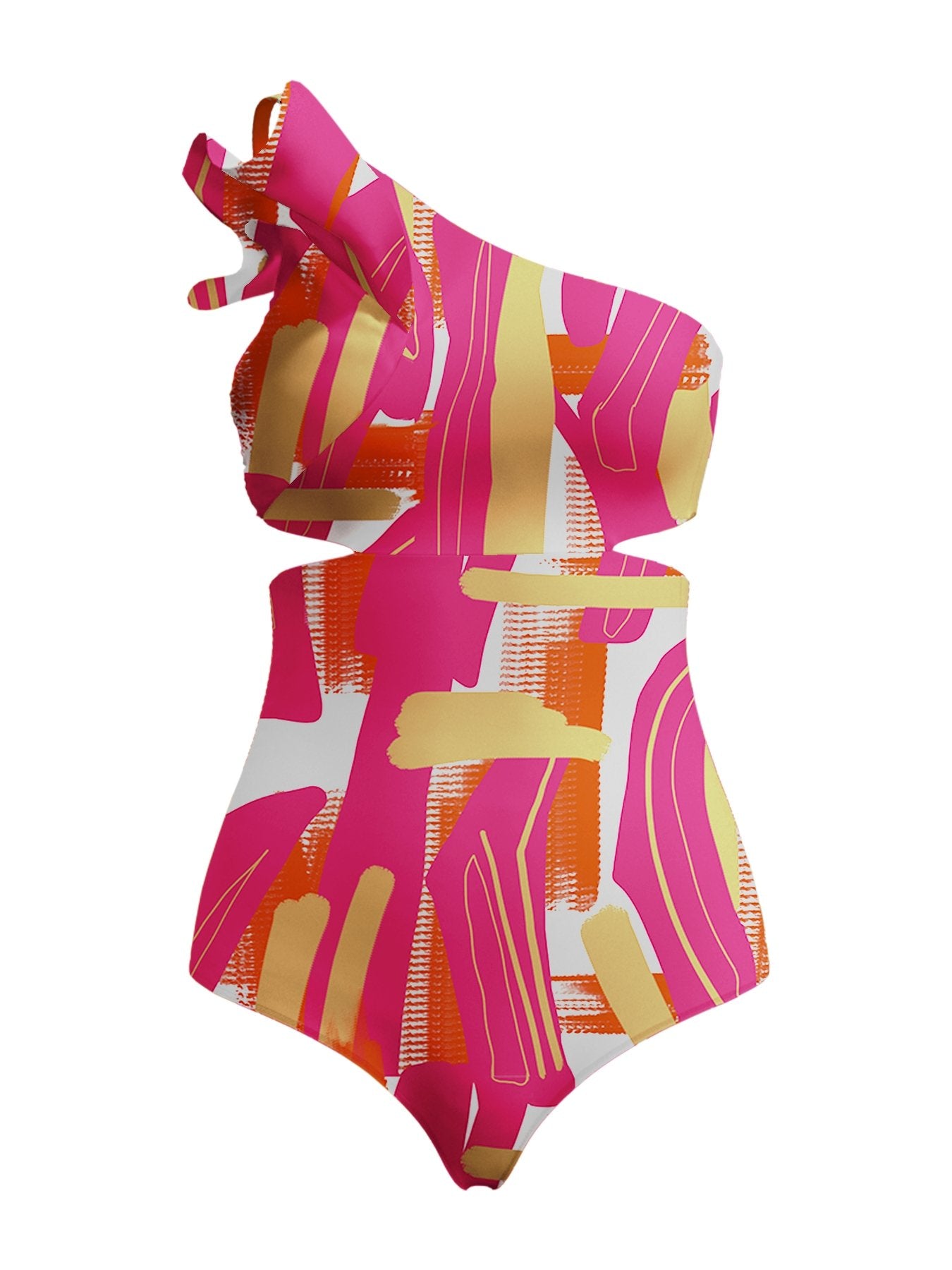 Nia Swimsuit - Abstract Rose