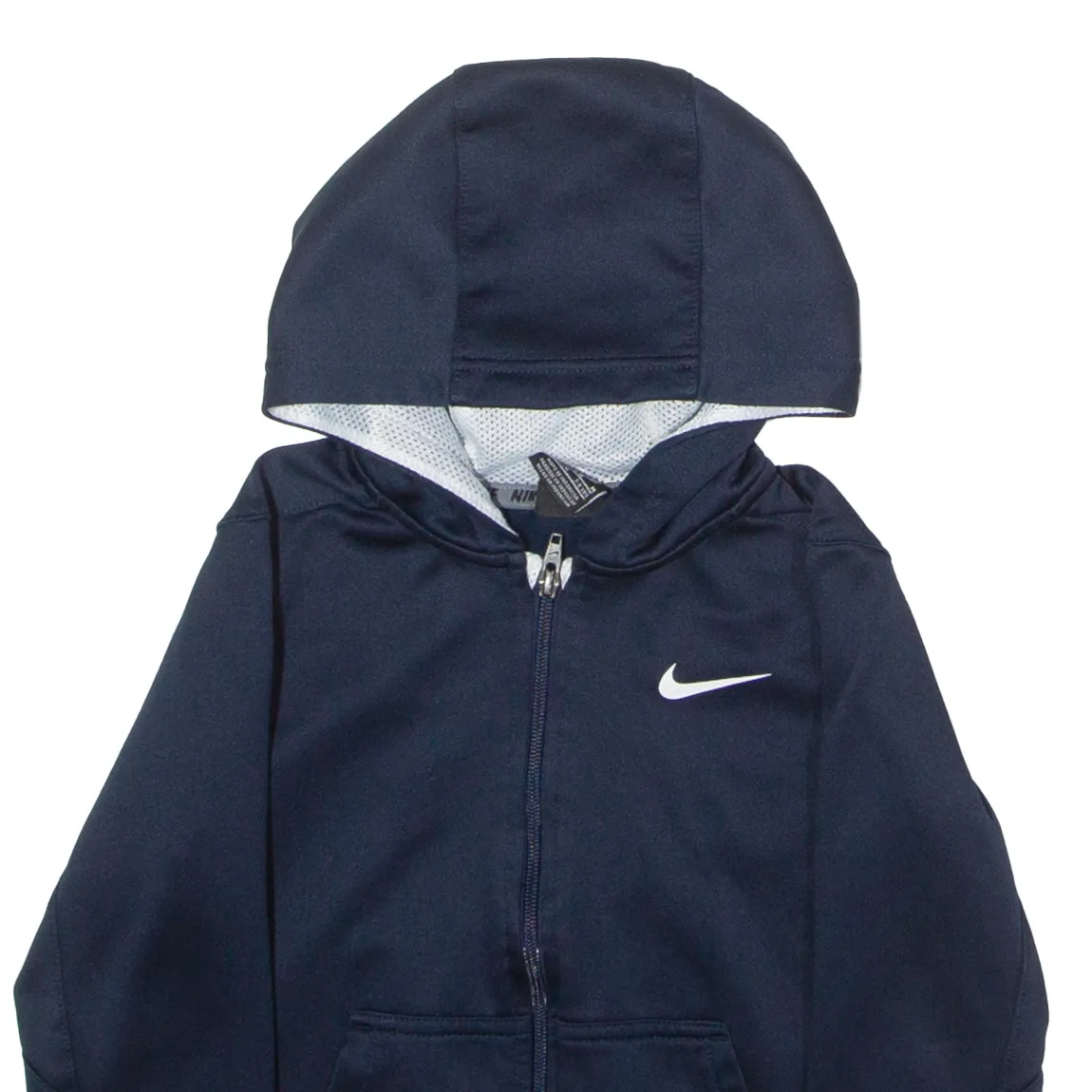 NIKE Boys Blue Hoodie Full Zip 5-6Y