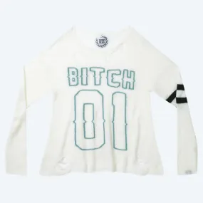 No.1 Bitch Knitted Sweater