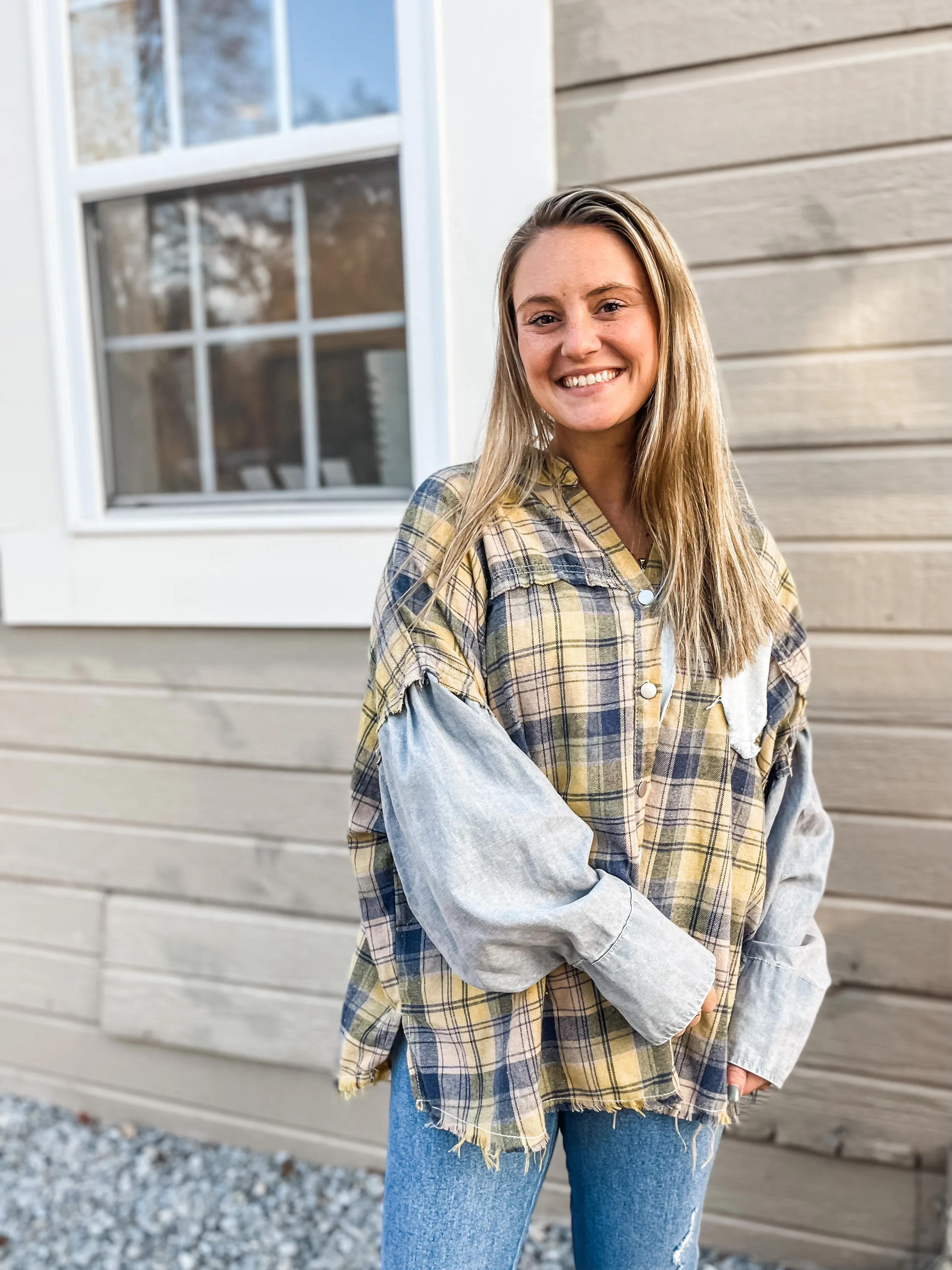 Orchard Raw Hem Flannel