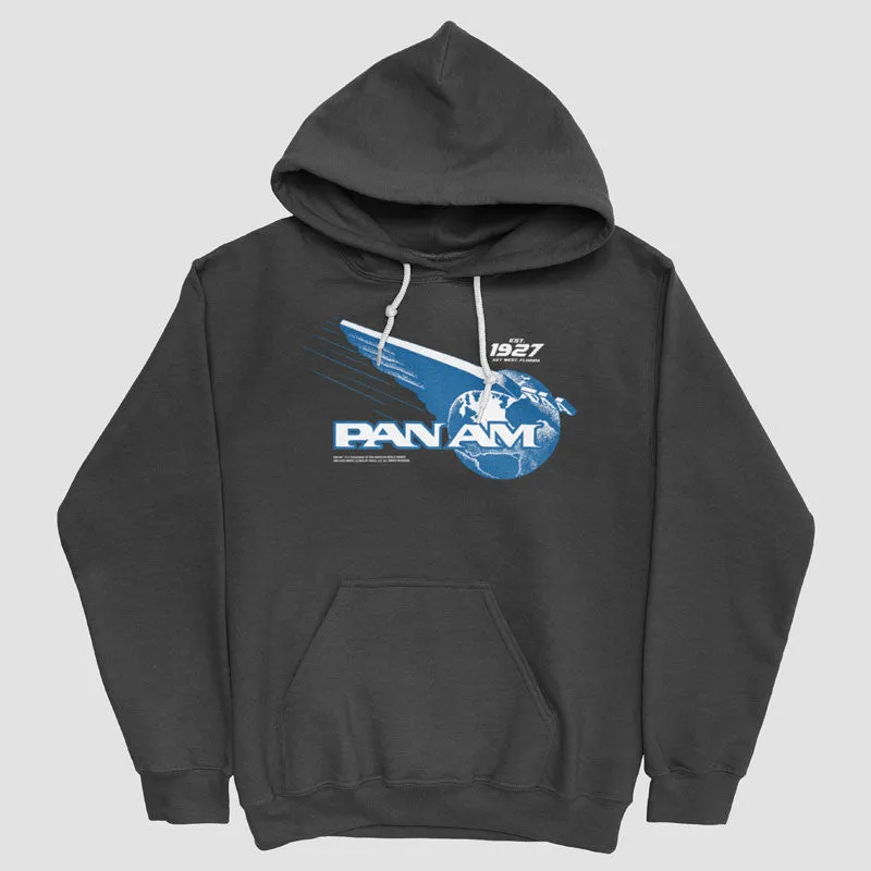 Pan Am Globe Logo - Pullover Hoody