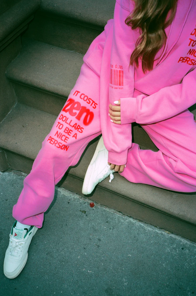 Pink It Costs $0 Sweatpant