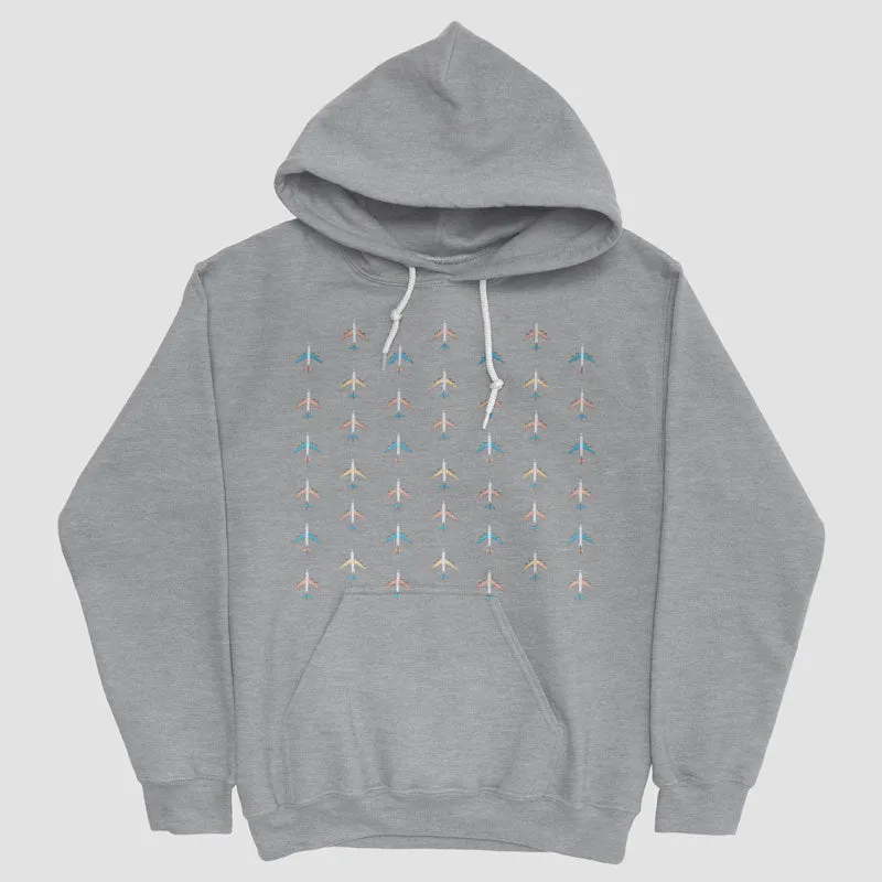 Planes Grey Sky - Pullover Hoody