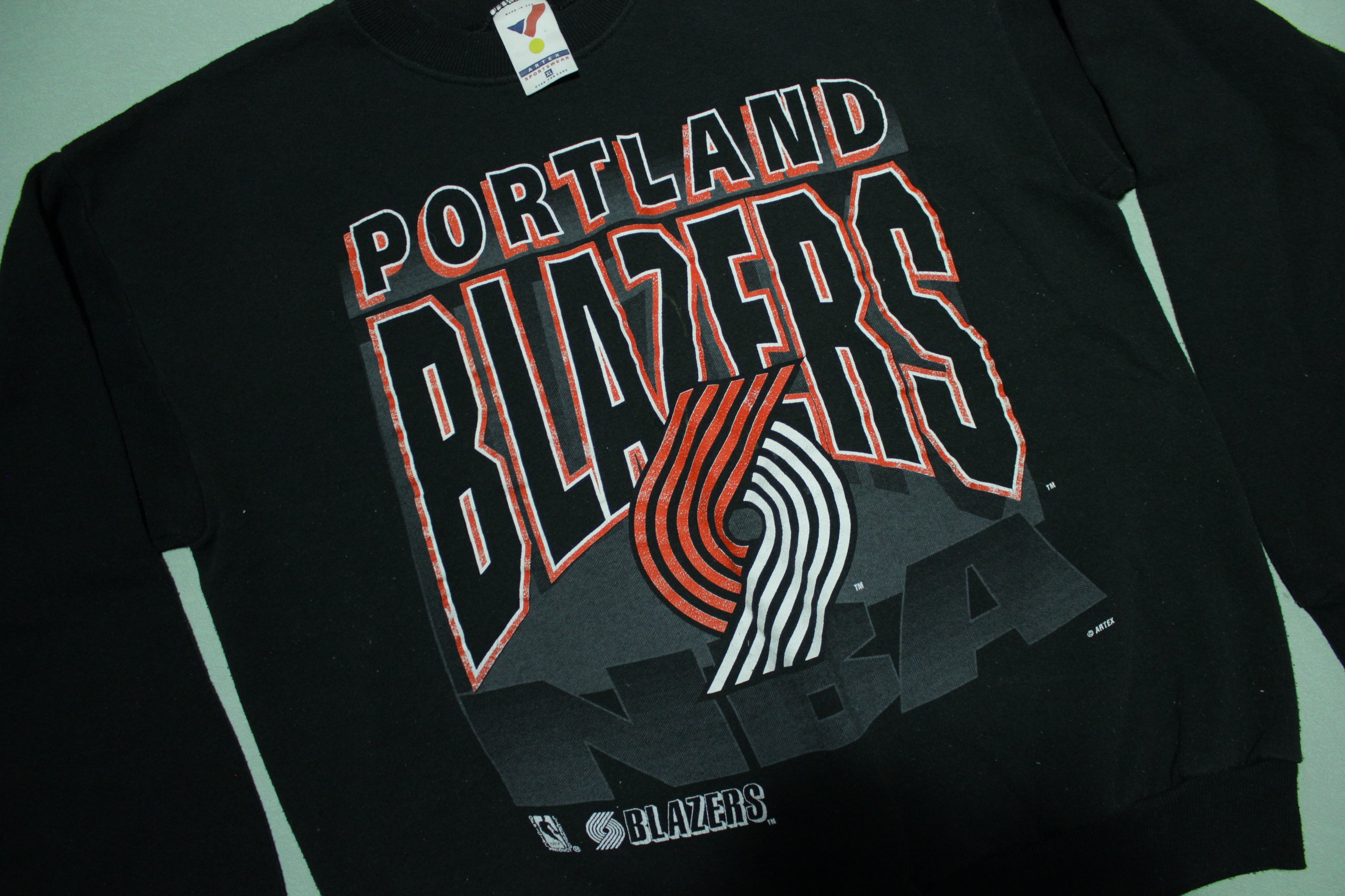 Portland Trail Blazers Vintage 90's Artex Sportswear Crewneck Sweatshirt