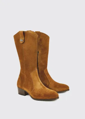 Portobello Ladies Leather Soled Boot - Camel