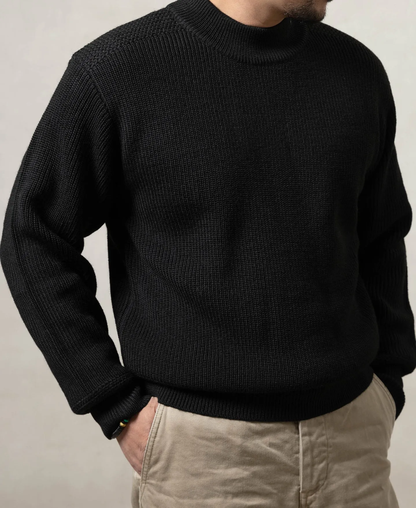 Pre-War Model USN Woolen Sweater - Black