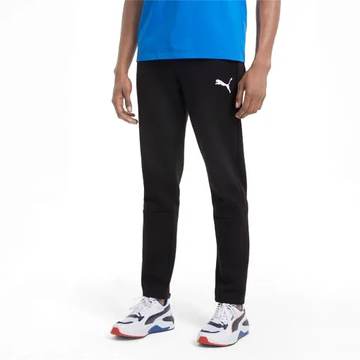 PUMA MEN'S EVOSTRIPE BLACK TRACKPANTS