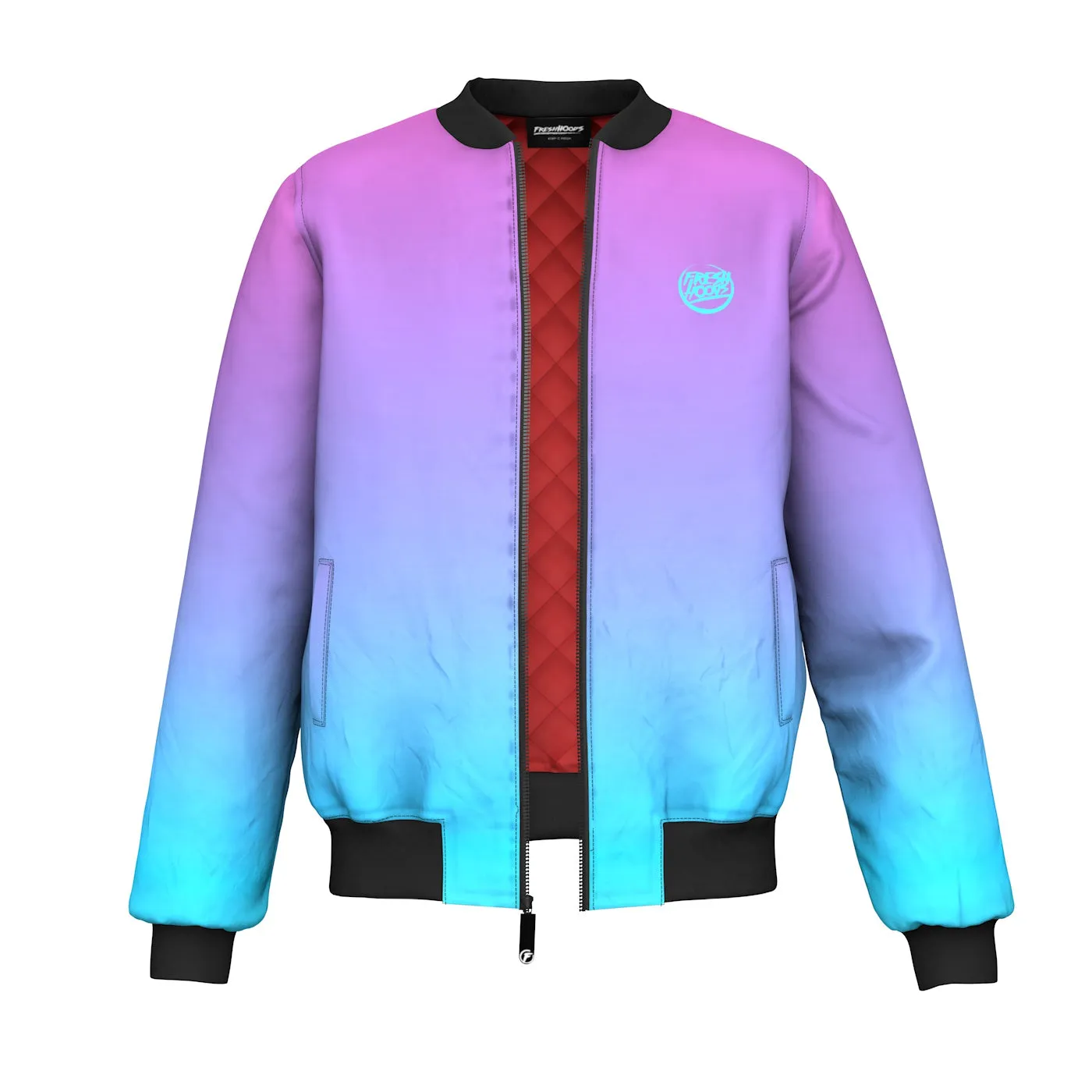 Purple Ice Bomber Jacket