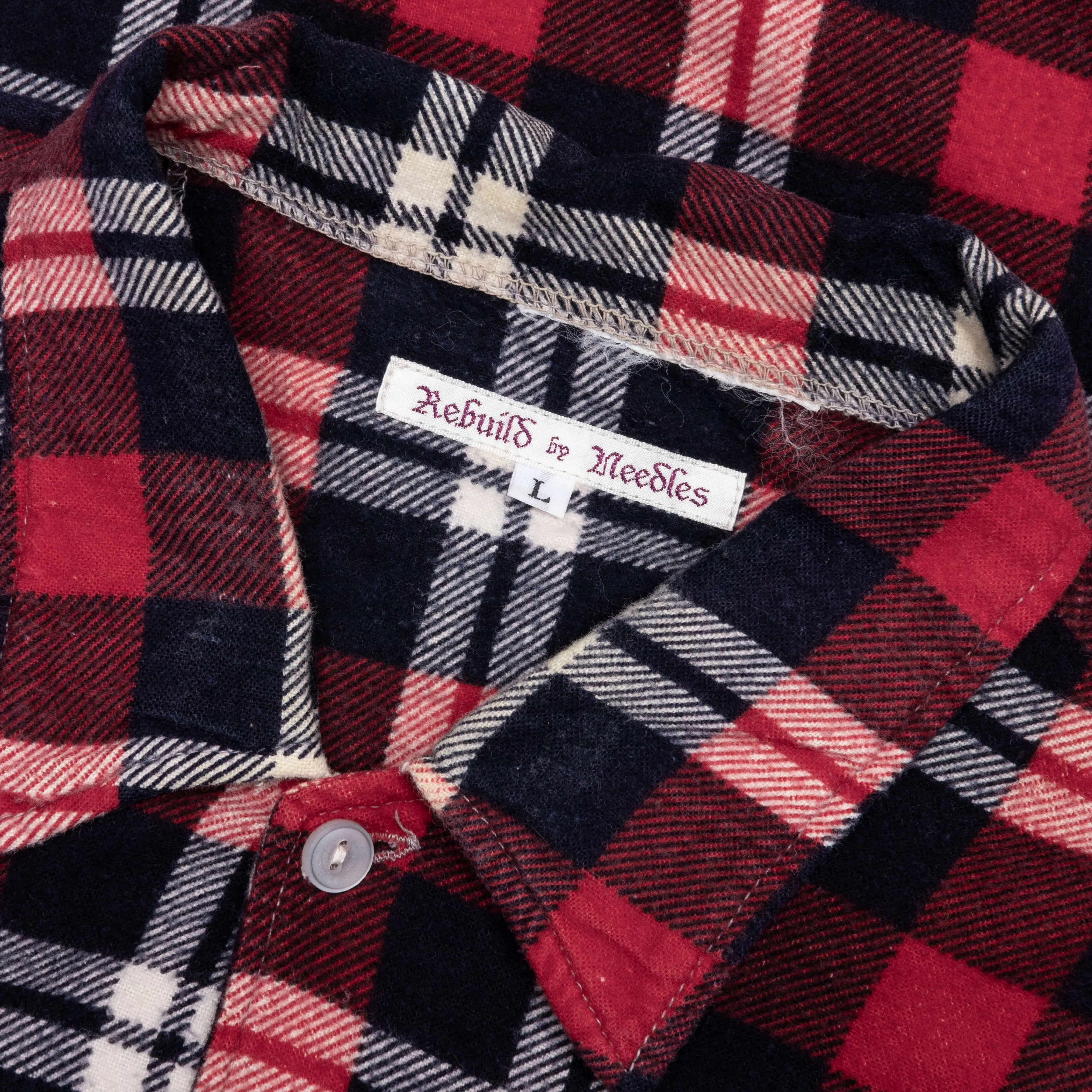 Rebuild by Flannel Shirt 7 Cuts Shirt - Red/Navy