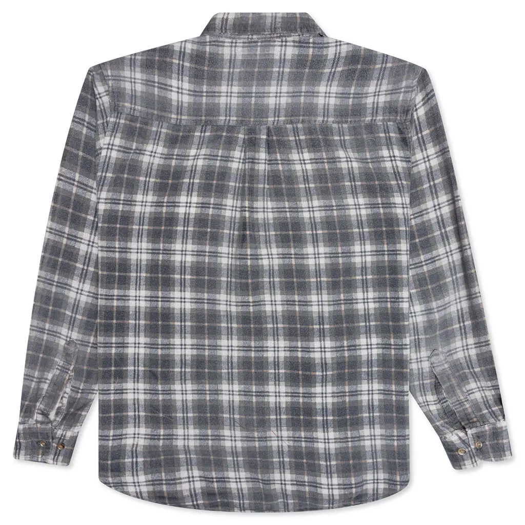 Rebuild by Flannel Shirt Ribbon Shirt / Reflection - Titan/Grey