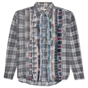 Rebuild by Flannel Shirt Ribbon Shirt / Reflection - Titan/Grey