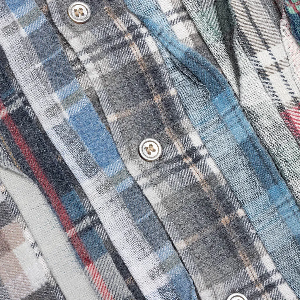 Rebuild by Flannel Shirt Ribbon Shirt / Reflection - Titan/Grey