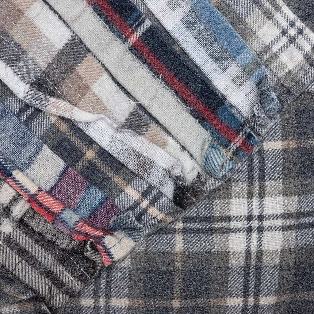 Rebuild by Flannel Shirt Ribbon Shirt / Reflection - Titan/Grey